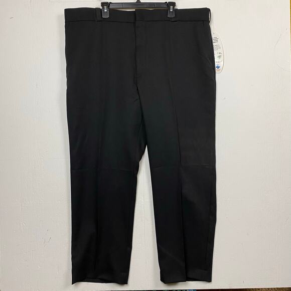 Flying Cross  Men's Black Style 3910 100% Polyester Pant Size 48X31 - Picture 1 of 9
